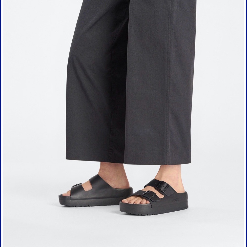 Birkenstock Arizona Papillio Flex Exquisite Leather Platform Sandal 39 (8/8.5) - Picture 6 of 13